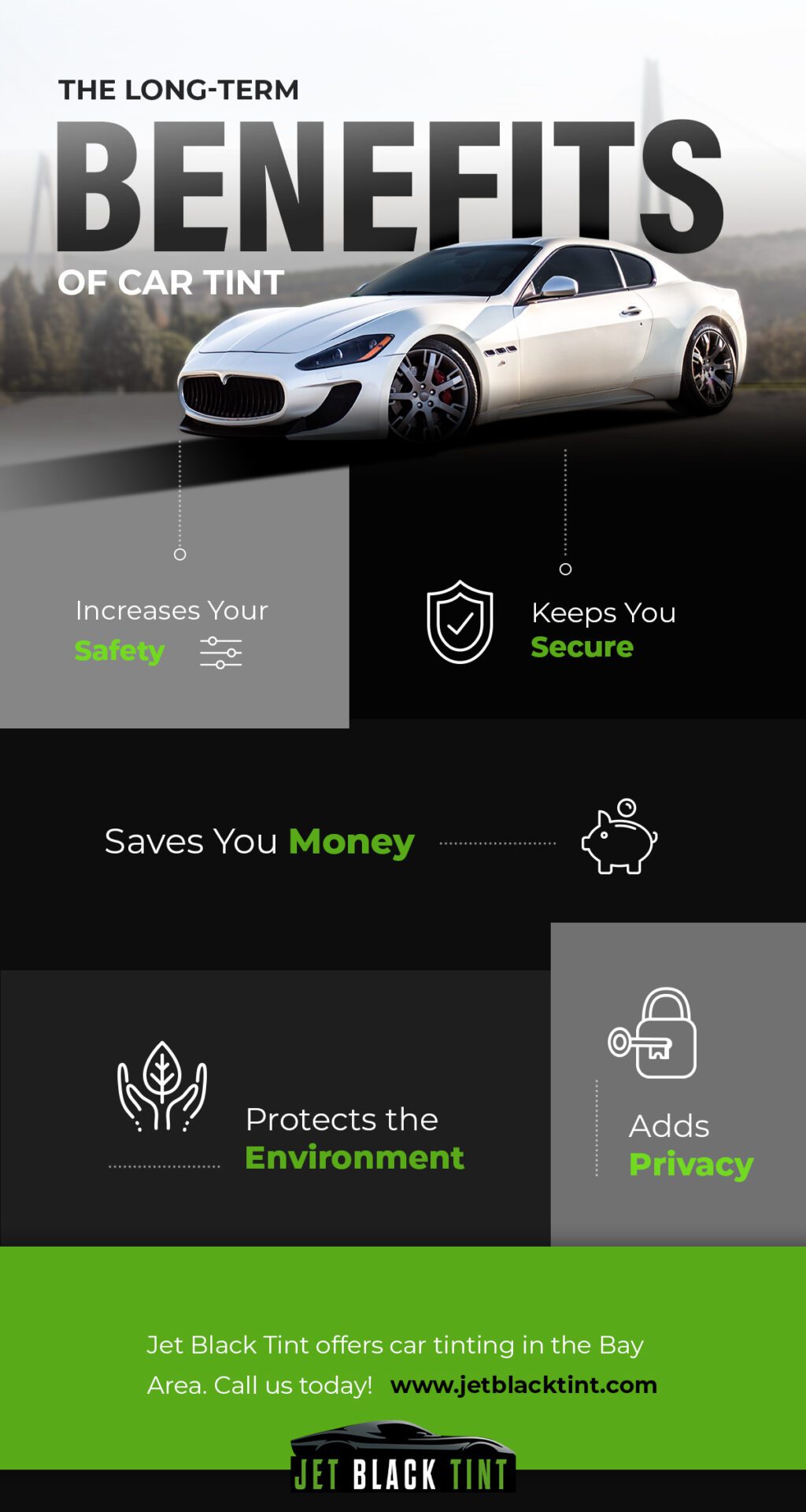 Car Window Tinting Bay Area: The Long-Term Benefits of Car Tint