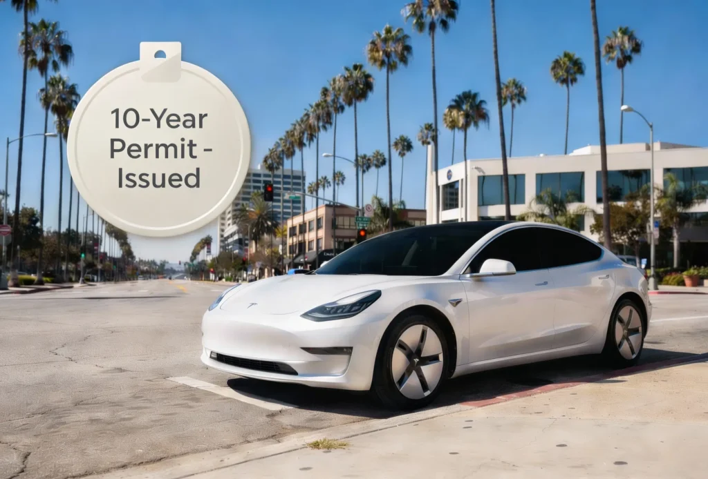 California window tint permit information