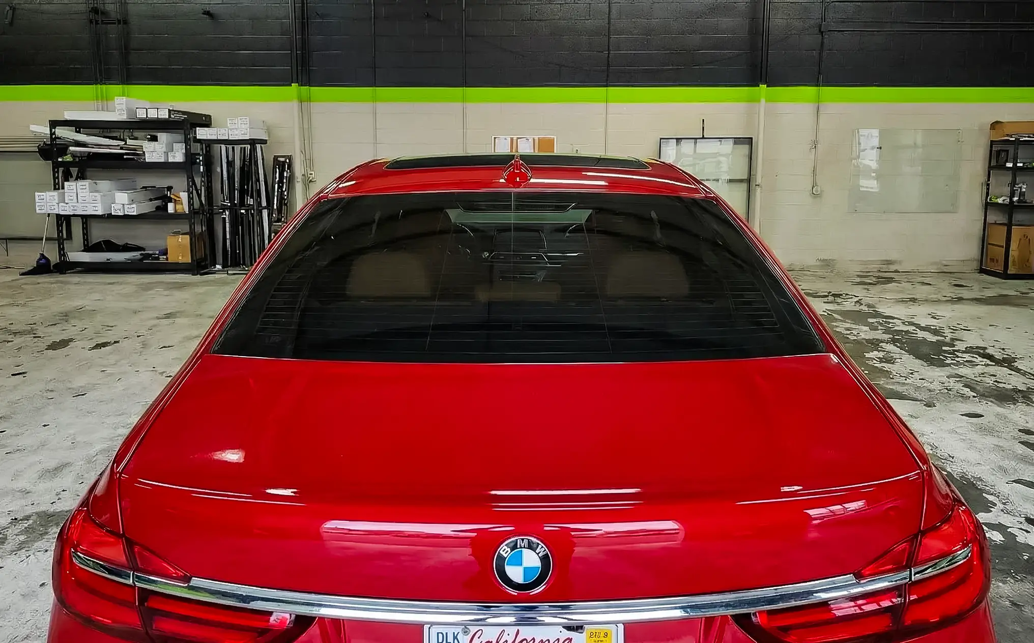 Car after premium window tint