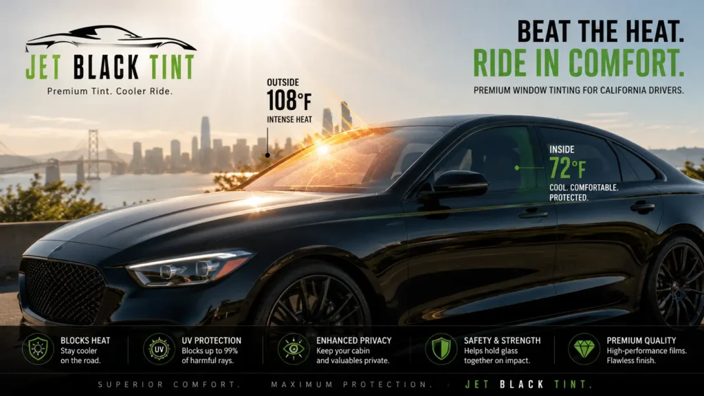 Does Window Tint Reduce Heat in Your Car California Guide
